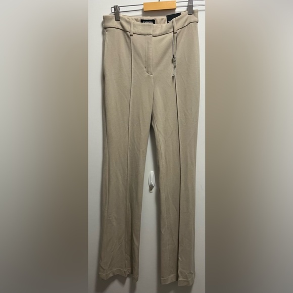 Express Pants - NWT Express High Rise Flare Beige Slacks Womens size 6L
